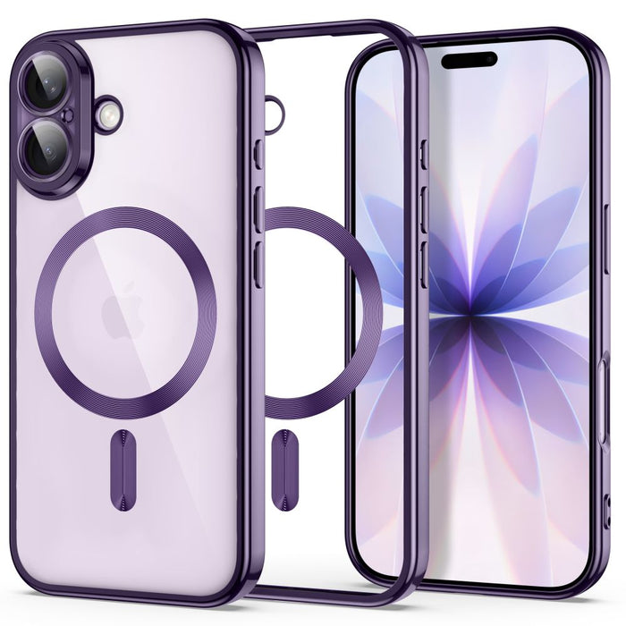 Кейс Tech-Protect MagFlex за iPhone 17 - прозрачен, лилав