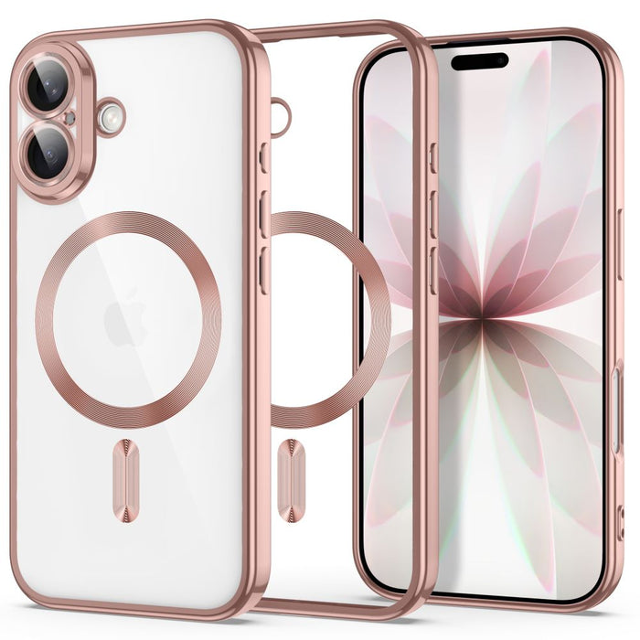 Кейс Tech-Protect MagFlex за iPhone 17 - прозрачен розов