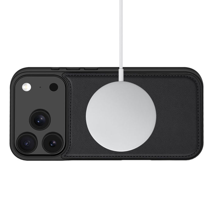 Калъф Tech-Protect Wallet MagSafe за iPhone 17 Pro Max / 18 Pro Max - матово черен