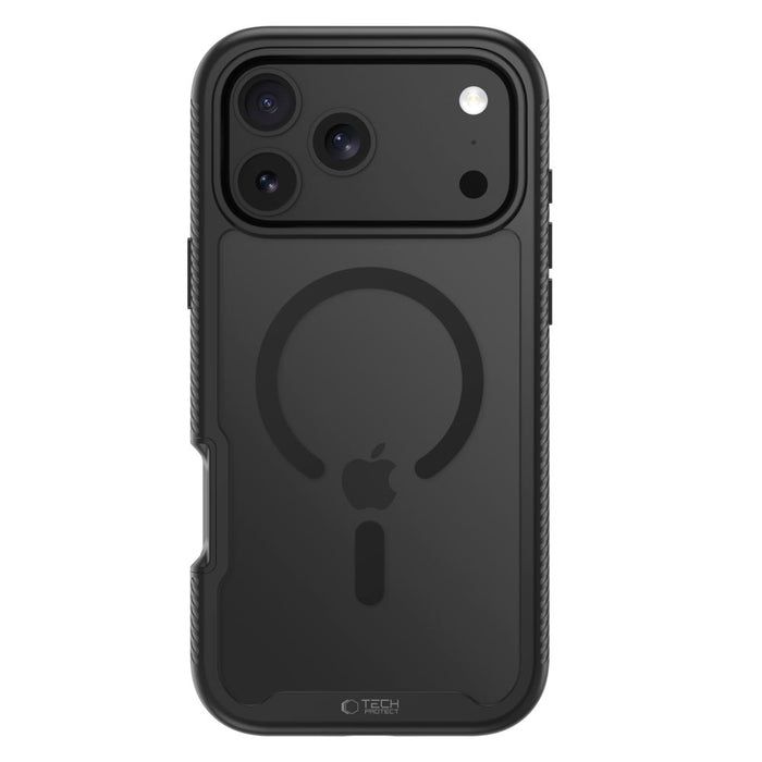 Калъф Tech-Protect Defense MagSafe за iPhone 17 Pro / 18 Pro - матово черен