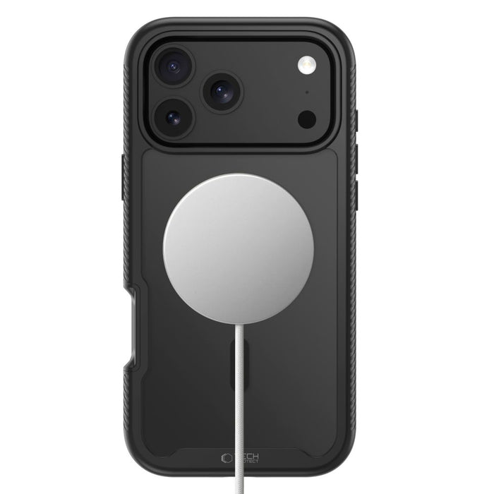 Калъф Tech-Protect Defense MagSafe за iPhone 17 Pro Max / 18 Pro Max - матово черен