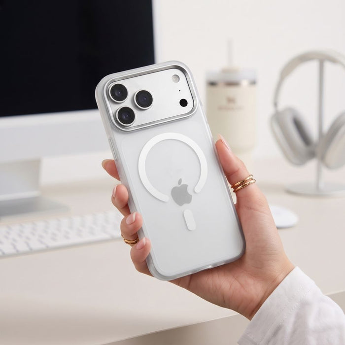 Кейс Tech-Protect MagZero MagSafe за iPhone 17 Pro Max / 18 Pro Max - матово бял