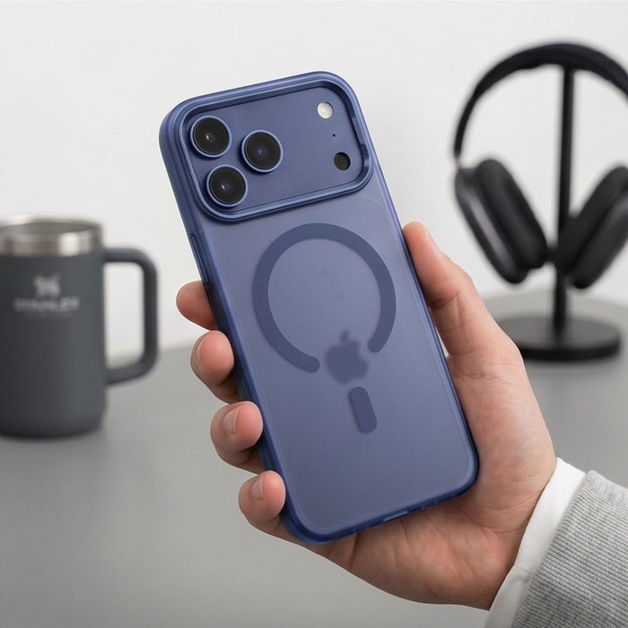 Кейс Tech-Protect MagZero MagSafe за iPhone 17 Pro Max / 18 Pro Max - матово тъмносиньо