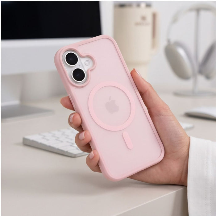Кейс Tech-Protect BasicMag MagSafe за iPhone 17 - матово розов