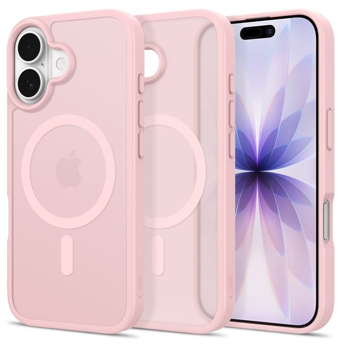 Кейс Tech-Protect BasicMag MagSafe за iPhone 17 - матово розов