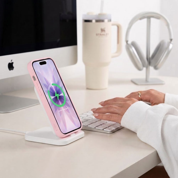 Кейс Tech-Protect BasicMag MagSafe за iPhone 17 - матово розов