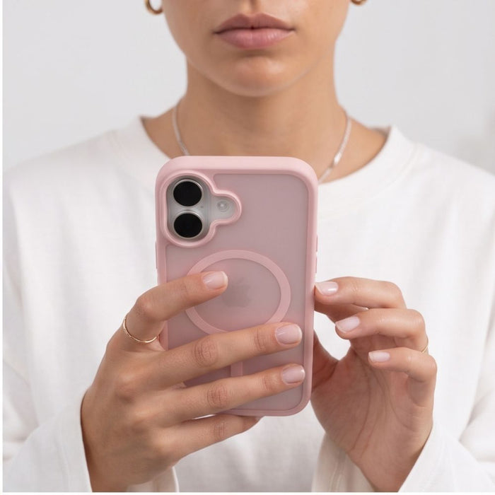Кейс Tech-Protect BasicMag MagSafe за iPhone 17 - матово розов