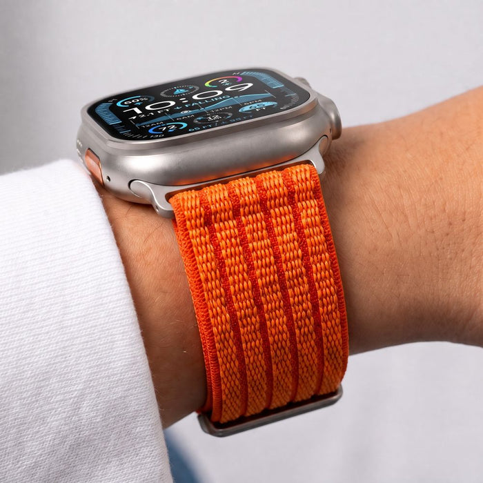 Спортна каишка Tech-Protect Nylon за Apple Watch 44 / 45 / 46 / 49 мм - оранжева