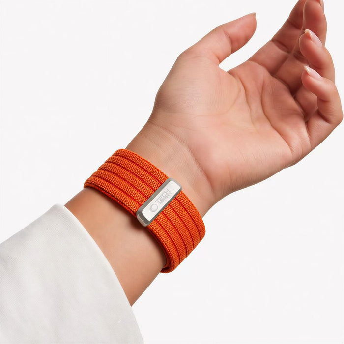 Спортна каишка Tech-Protect Nylon за Apple Watch 44 / 45 / 46 / 49 мм - оранжева