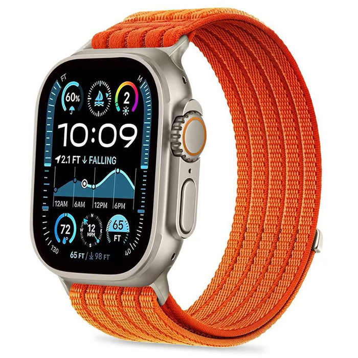 Спортна каишка Tech-Protect Nylon за Apple Watch 44 / 45 / 46 / 49 мм - оранжева