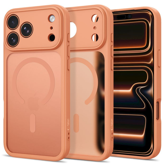 Кейс Tech-Protect BasicMag MagSafe за iPhone 17 Pro Max / 18 Pro Max - матово оранжев