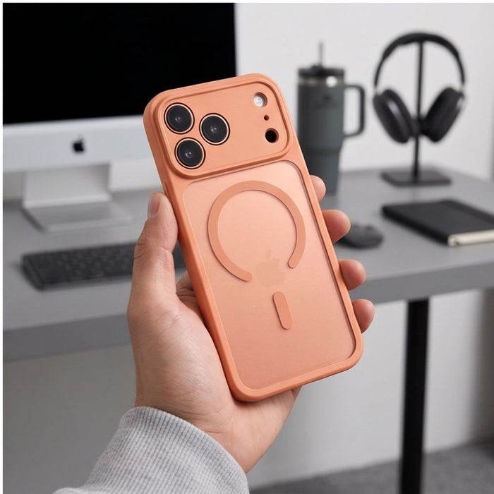 Кейс Tech-Protect BasicMag MagSafe за iPhone 17 Pro Max / 18 Pro Max - матово оранжев