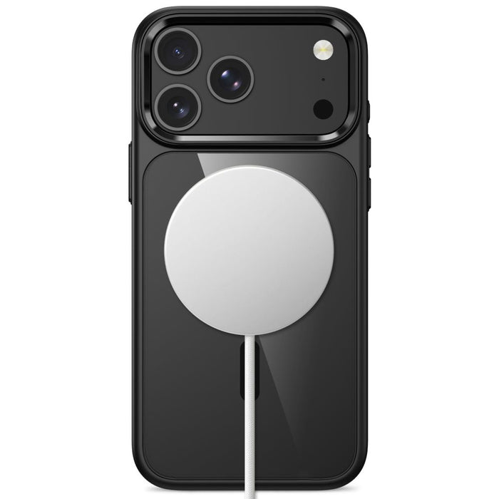 Кейс Tech-Protect Magmat Magsafe CC за iPhone 17 Pro / 18 Pro - прозрачен черен