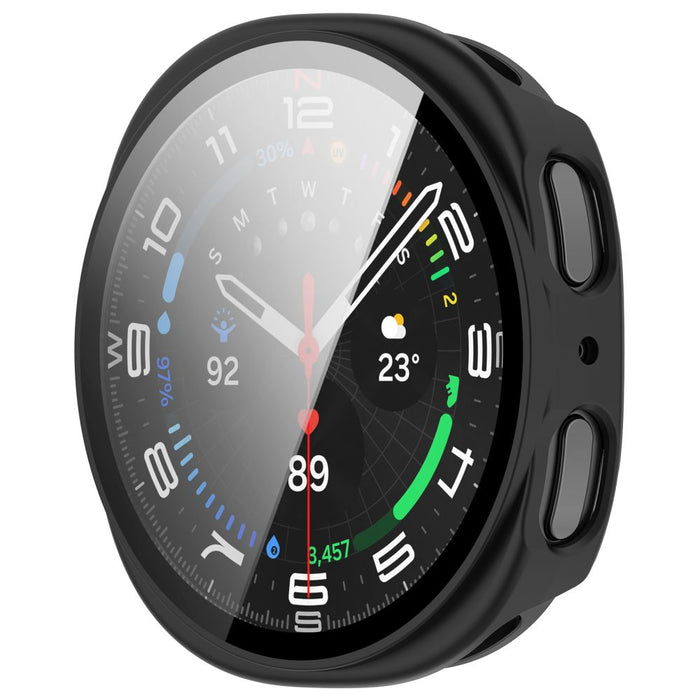 Tech-Protect Defense калъф за Samsung Galaxy Watch 44mm, 2 броя - черен, прозрачен, матов