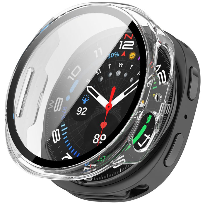 Tech-Protect Defense калъф за Samsung Galaxy Watch 44mm, 2 броя - черен, прозрачен, матов