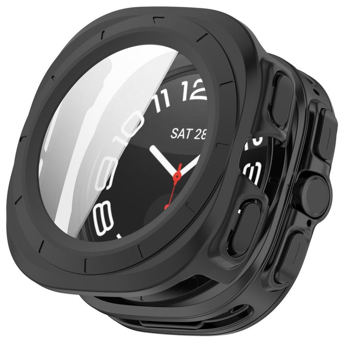 Tech-Protect Defense калъф за Samsung Galaxy Watch Ultra 47mm, 2 броя - черен, прозрачен, матов
