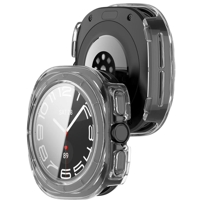 Tech-Protect Defense калъф за Samsung Galaxy Watch Ultra 47mm, 2 броя - черен, прозрачен, матов