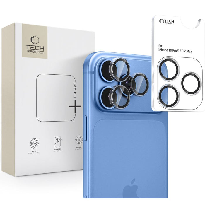 Калъф Tech-Protect Camring Fit+ за камера за iPhone 18 Pro / 18 Pro Max