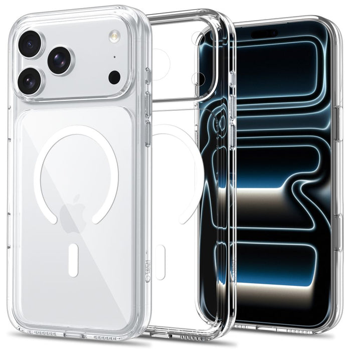 Кейс Tech-Protect Flexair Hybrid CC MagSafe за iPhone 17 Pro Max / 18 Pro Max - прозрачен