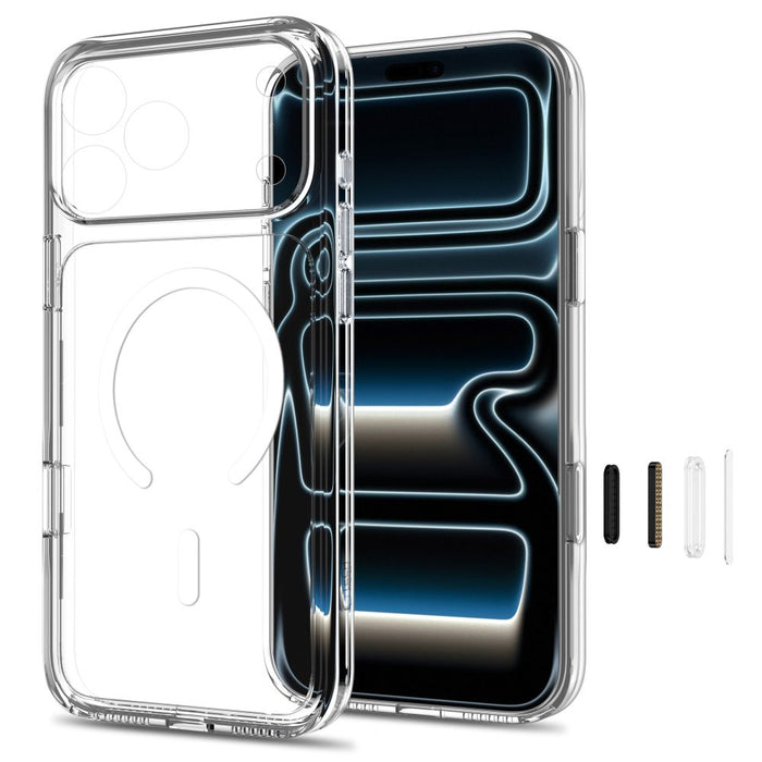 Кейс Tech-Protect Flexair Hybrid CC MagSafe за iPhone 17 Pro Max / 18 Pro Max - прозрачен