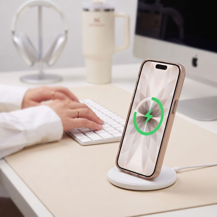 Кейс Tech-Protect MagZero MagSafe за iPhone 17 - бежово-кафяв матов