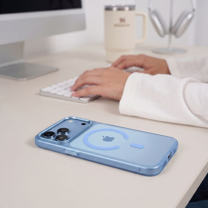 Кейс Tech-Protect MagZero MagSafe за iPhone 17 Pro Max / 18 Pro Max - светлосин матов