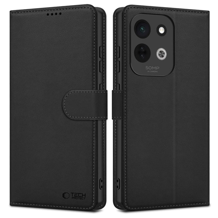 Калъф-портфейл Tech-Protect за Xiaomi Redmi 17G / 5G - черен