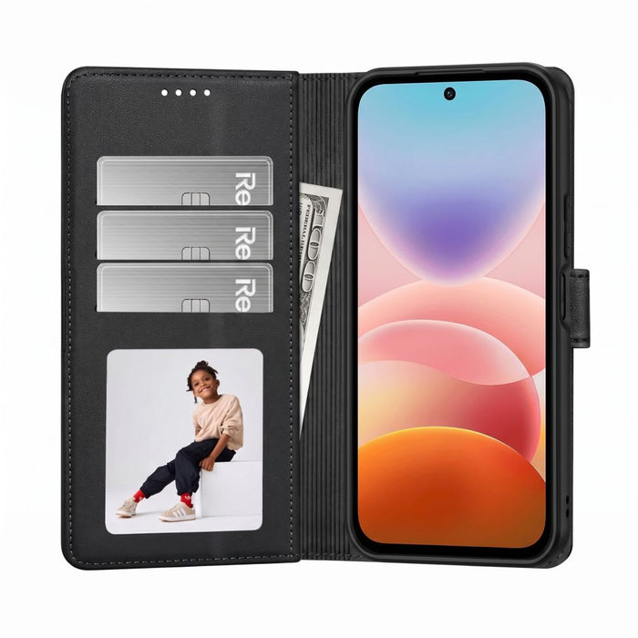 Калъф-портфейл Tech-Protect за Xiaomi Redmi 17G / 5G - черен
