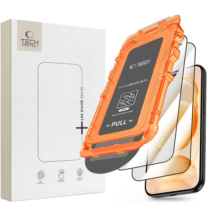 Tech-Protect Quick Set+ 2 броя закалено стъкло за iPhone 18 Pro / 17 Pro