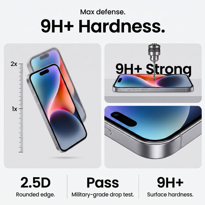 Tech-Protect Quick Set+ 2 броя закалено стъкло за iPhone 18 Pro / 17 Pro