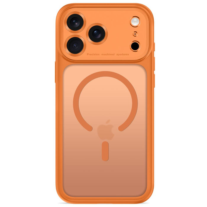 Кейс Tech-Protect MagPeak MagSafe CC за iPhone 18 Pro / 17 Pro - матово оранжев