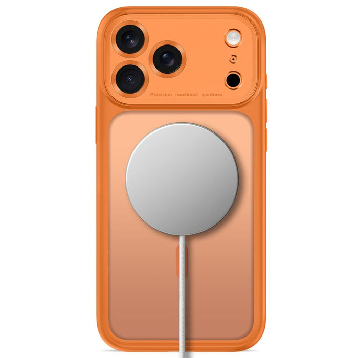 Кейс Tech-Protect MagPeak MagSafe CC за iPhone 18 Pro / 17 Pro - матово оранжев