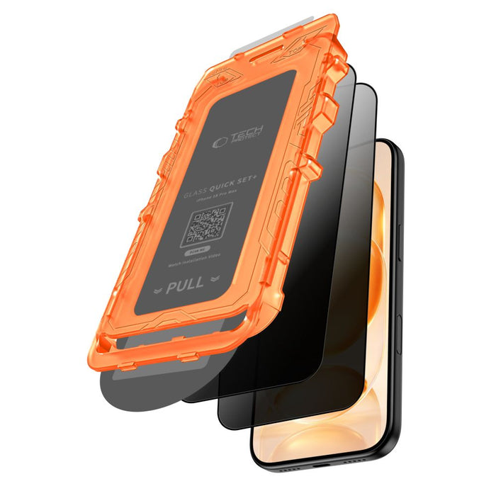 Tech-Protect Quick Set Spy+ 2 броя защитни стъкла за iPhone 18 Pro Max