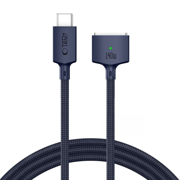 Кабел Tech-Protect MMC01 Ultraboost USB-C / MagSafe 3 140W 300 см за MacBook - тъмносин