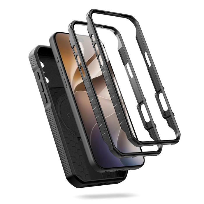 Калъф Tech-Protect Kevlar MagSafe 2 броя за iPhone 18 Pro Max / 7 Pro Max - черен