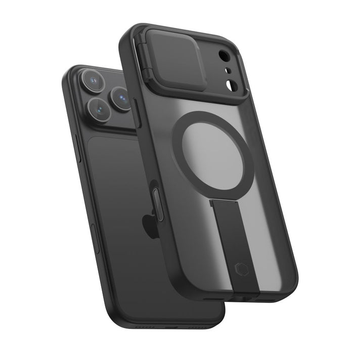 Калъф Tech-Protect Kevlar Aura MagSafe за iPhone 18 Pro / 17 Pro - матово черен