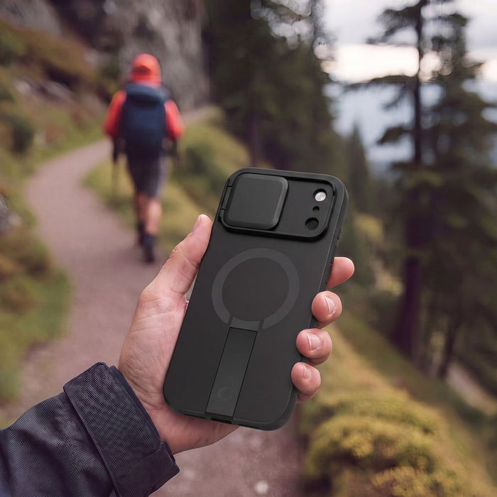 Калъф Tech-Protect Kevlar Aura MagSafe за iPhone 18 Pro / 17 Pro - черен
