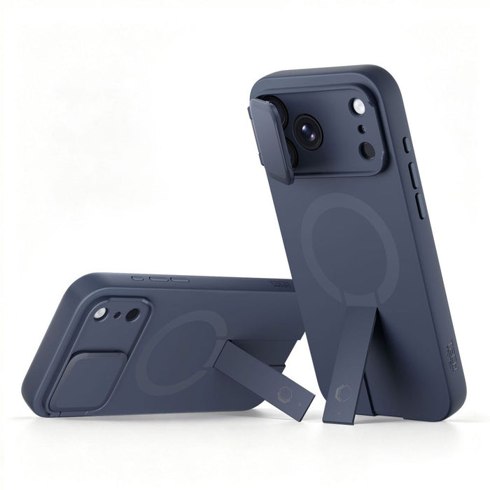 Калъф Tech-Protect Kevlar Aura MagSafe за iPhone 18 Pro / 17 Pro - тъмносин