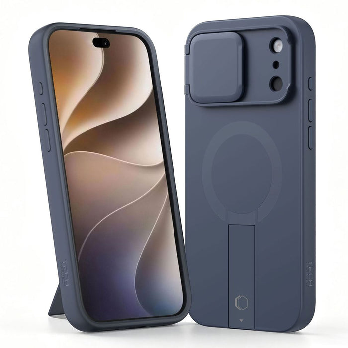 Калъф Tech-Protect Kevlar Aura MagSafe за iPhone 18 Pro Max / 17 Pro Max - тъмносин