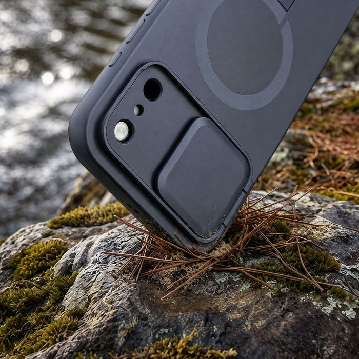 Калъф Tech-Protect Kevlar Aura MagSafe за iPhone 18 Pro Max / 17 Pro Max - тъмносин
