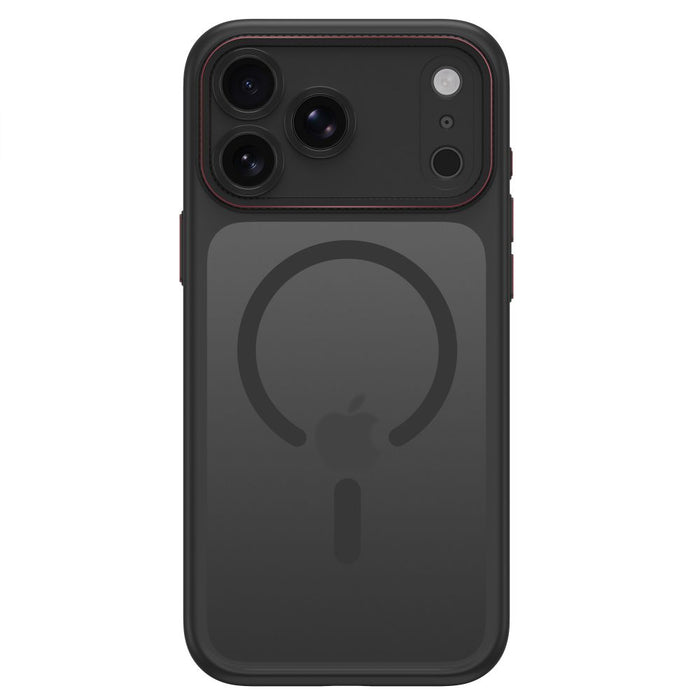 Кейс Tech-Protect MagCam MagSafe за iPhone 18 Pro / 17 Pro - матово черно и червено