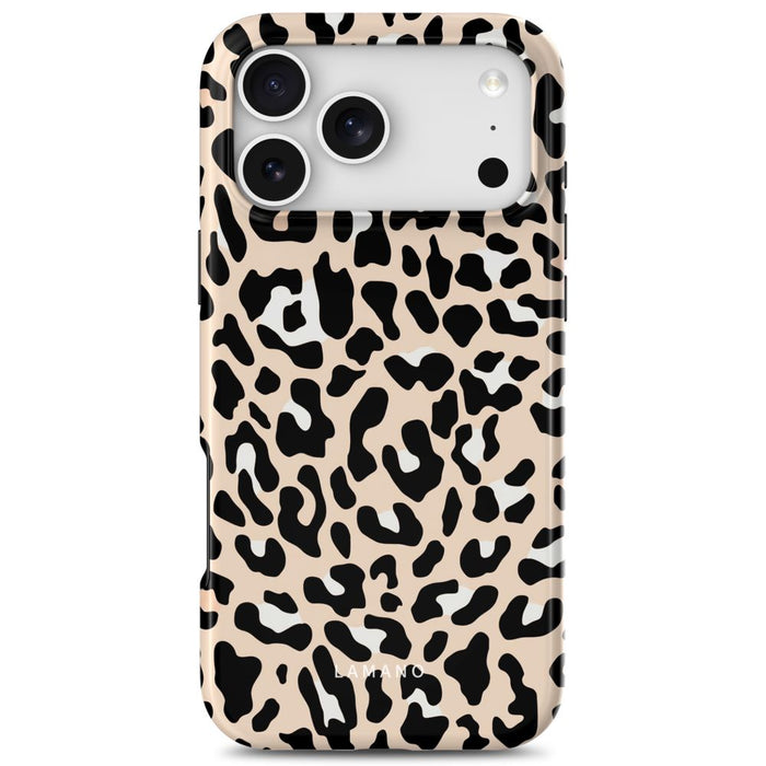Калъф Tech-Protect Lamano MagSafe за iPhone 18 Pro Max / 17 Pro Max - бежов/черен