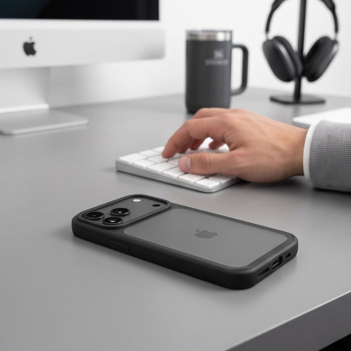 Кейс Tech-Protect Magmat CC за iPhone 18 Pro / 17 Pro - матово черен