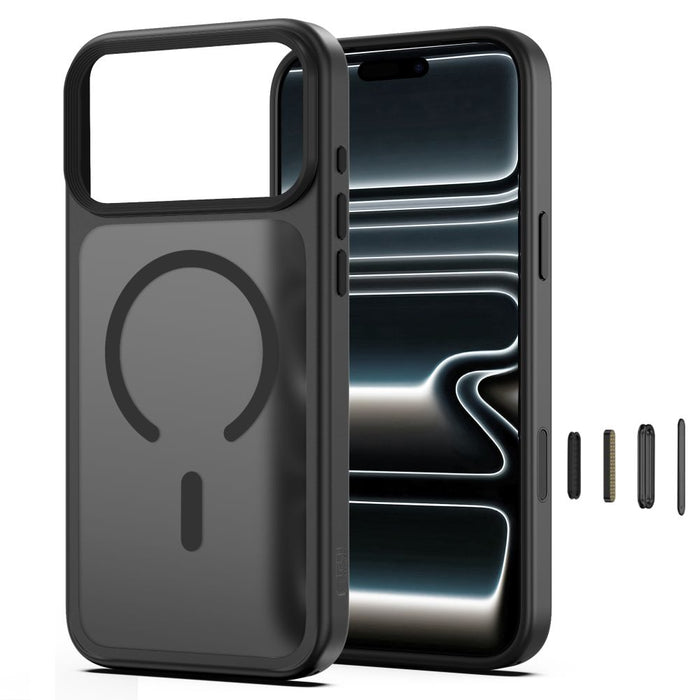 Кейс Tech-Protect Magmat Magsafe CC за iPhone 18 Pro Max / 17 Pro Max - матово черен