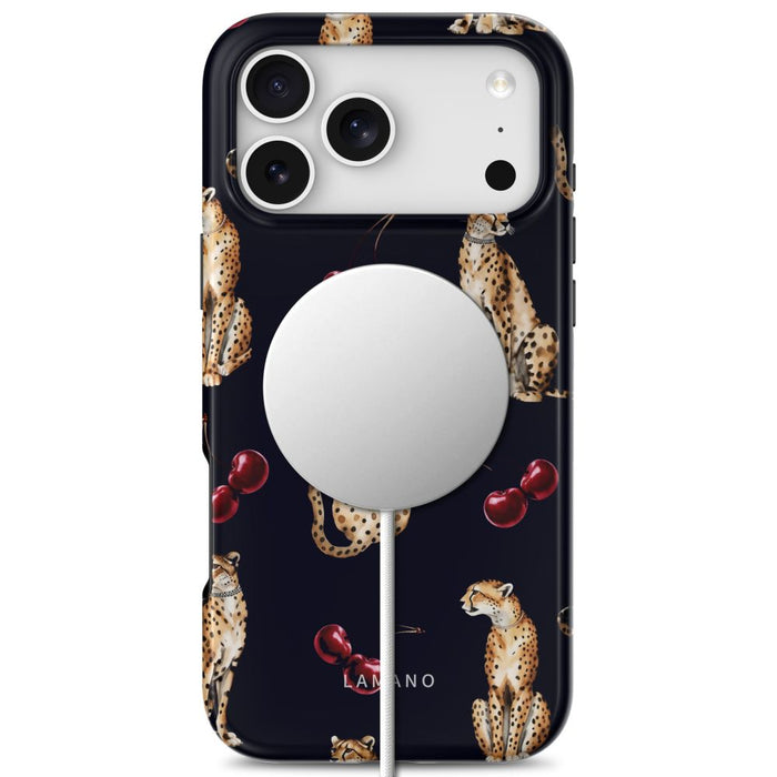 Калъф Tech-Protect Lamano MagSafe за iPhone 18 Pro / 17 Pro - черен и кафяв