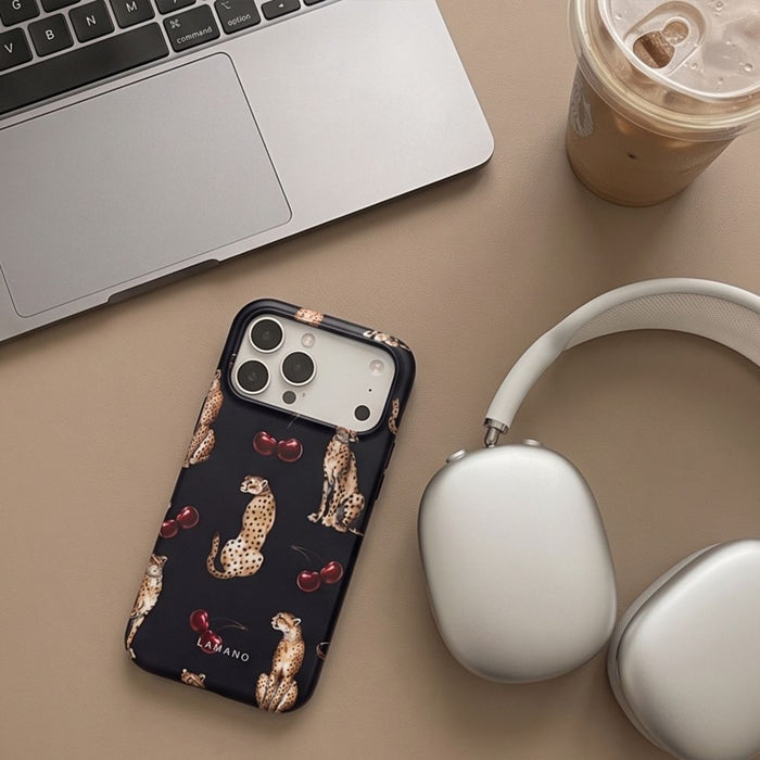 Калъф Tech-Protect Lamano MagSafe за iPhone 18 Pro Max / 17 Pro Max - черен и кафяв