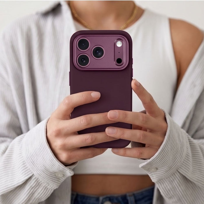 Кейс Tech-Protect Uniq MagSafe CC за iPhone 18 Pro / 17 Pro - бордо