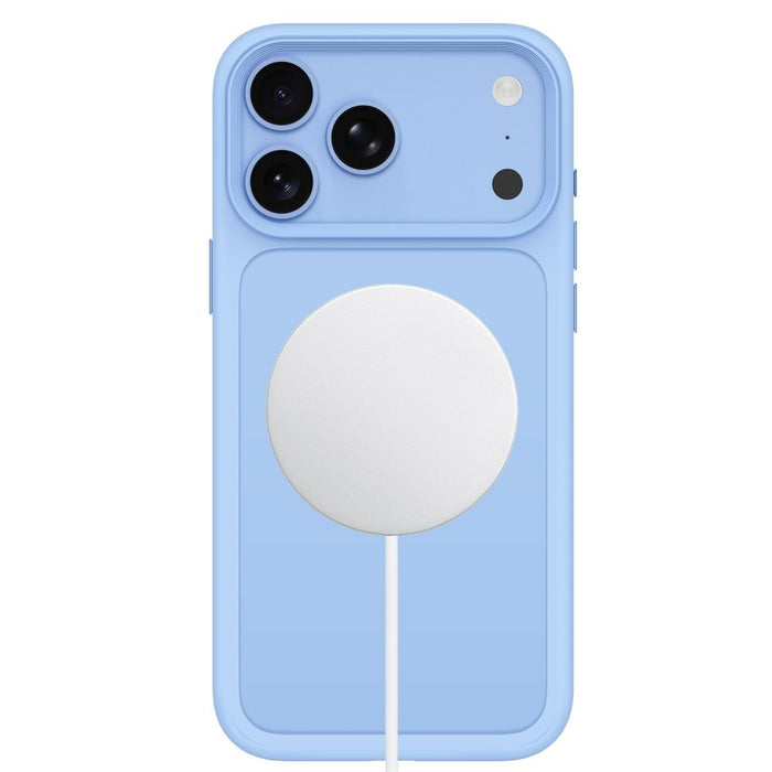 Кейс Tech-Protect Magmat Magsafe CC за iPhone 18 Pro / 17 Pro - светло син, матов