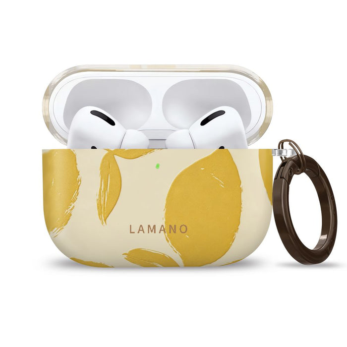 Калъф Lamano Tech-Protect за AirPods Pro 3 - жълт и бял