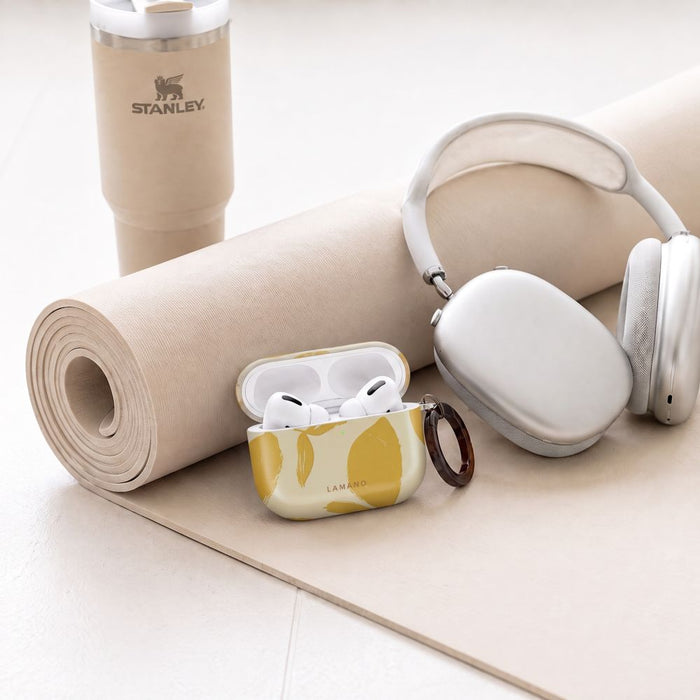 Калъф Lamano Tech-Protect за AirPods Pro 3 - жълт и бял